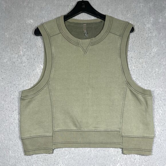 Free People Tops - FP Movement Free People Intercept Tank Sage Stone Green Women’s Medium